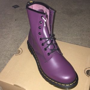 Purple Dr. Martens